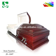 Eco friendly American style solid wood caskets model